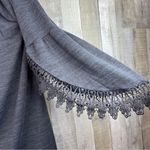 Win Win Size (L-XL) Open Sleeve Gray Lace Over Sized Tunic Wear on/off S… Photo 4