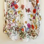 Aratta Silent Journey Embroidered Floral Shirt Kimono Size XL Green Size L Photo 13