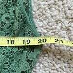 Juicy Couture  beautiful green lace floral dress Photo 5