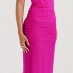 House Of CB    'Nalini' Fuchsia Maxi Dress NWOT size S‎ Photo 0