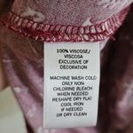 Loft  Floral Tank Top Womens Size M Sleeveless Stretch Prairie Boho‎ Burgundy Photo 6