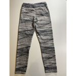 Evolution and creation Evolution‎ and Creation Leggings Womens Medium Black White Striped Lines Photo 4