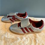 Adidas Samba Long Tongue Metallic Silver Preloved Ruby Sneaker Photo 4