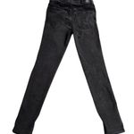 American Rag Cie BLACK JEANS Button Skinny Jean Denim 28x27 Women's 7 Stretch Size undefined Photo 3