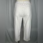 Ruby Rd White Embellished Hem Straight Leg Pants Size 14 (1117) Photo 2