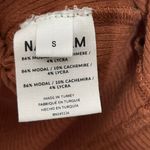 Naadam Ribbed Lightweight Cropped Top Tee Cashmere Blend Short Sleeves Size S Photo 9