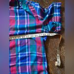 Vintage Cricket Lane Plaid Blouse Women’s size MD Red Size M Photo 5
