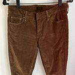 Mother Looker Ankle Fray Hopscotch Corduroy Pants Size 28 Photo 3
