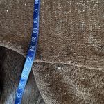 Sanctuary Clothing Sweater XS Brown Shimmery Sequins Oversized Warm Knit M0743 Photo 9