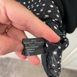 Lane Bryant NWOT‎  women’s black knit v-neck scoop dotted hem sweater blouse Photo 4