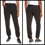 Zella ππ Cozy Up Polar Fleece Sweatpants ~ High Rise Black Large L NWT Photo 1