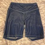 PINK - Victoria's Secret Pink VS Blue Velvet Biker Short Photo 0