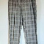 Nine West NWT Women's Gray Checkered Plaid Dress Pants - Size 14 Straight Photo 0