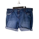 Universal Threads Universal Thread Plus Size 24WR Blue Denim Midrise Bermuda Jean Shorts Modest Photo 0