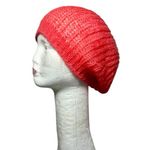 Wooden Ships  Coral Red Knit Beanie Hat Photo 1