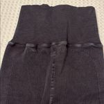 Free People NEW!  Movement HAPPINESS RUNS Ribbed BLACK High Waist Leggings XS/S Photo 10