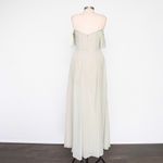 Jenny Yoo  -  Bridesmaid Elsie Off The Shoulder Flutter Sleeve Chiffon Dress Photo 2