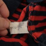 Gap ⭐️ Women's Blue Red Offset Striped Sweater Shirt Size Small Photo 5