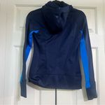 Athleta Strength Cozy Hoodie Full Zip Jacket Macaw Navy Royal Blue Size XS Photo 6