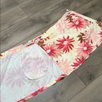 RipSkirt Hawaii 16.75” Retro Bloom Cover Up Wrap Skirt Swim Beach Pink Cream XL Photo 4