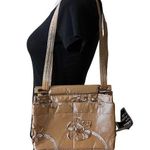 NWT, Vintage Toby Weston Hand Crafted 3D Floral Pattern Fabric Bag Photo 0