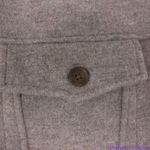 Madewell NEW  100% merino wool Boiled‎ Wool Bridgman Sweater-Jacket, L Photo 10