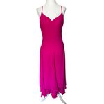 Amanda Uprichard  Clemenza Dress in Hot Pink Large New Womens Maxi Gown Photo 3