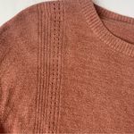 Barefoot Dreams  women's large cozy chic rose gold ultra light Warm Knit Pullover Photo 3