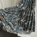 Anthropologie  Metallic Flowy Chiffon The Somerset Halter Neck Maxi Dress XS NWT Photo 2