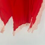 Victoria's Secret  Elegant Lightweight Red Lace Trim Chemise Slip Size L Photo 6