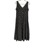 EXPRESS Vintage 1990s  dark floral button down floral maxi dress Photo 1