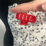 Elle  white and black lace trim babydoll tank top size XL Photo 4