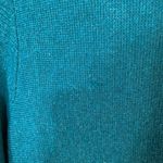 J. Jill Women’s Teal Long Sleeve Sweater Midi Dress Size Large Blue Photo 4