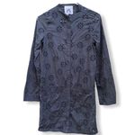 Patrick Robinson‎ Eyelet Tunic Dress Coverup Black Photo 9