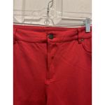 Cato Contemporary Red Casual Stretch Pants Womens Size 16 Straight Leg Comfy Photo 1