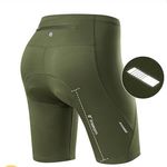 Nepest. Womens Padded Bike Shorts 4D Padding Cycling Shorts with Zipper Pocket Riding Bicycle Cycle Road Biking Underwear Photo 2