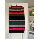 Noisy May Colorblock Striped Skirt Casual Size Large‎ Green Photo 1