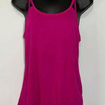 Old Navy  Women's Hot Pink Sleeveless Go Dry Semi Fitted Active Tank Top Small Photo 0