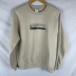Gildan Arizona Embroidered Beige Crewneck M Photo 0