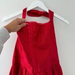 Reformation Red Sheri Linen Mini Dress 12 Photo 5