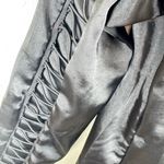 Puma NWT Black Satin Lux T7 Full Zip Elastic Lightweight Jacket Pockets Size S Photo 4