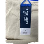 Swimsuits For All String Bikini Top & Matching Bottoms Women's Size 20 NEW Blue Photo 10