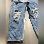 Carmar Denim Medium‎ Wash Distressed Cropped Straight Leg Overalls Size S Blue Photo 11