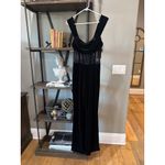 retrofete Leni Velvet Corset Wide Leg Jumpsuit Black Womens Size Small Photo 6