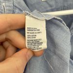 American Eagle  Outfitters Blue White Stripe Accent Button Down Women’s Size S Photo 3