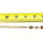 Cute Heart Shaped Enamel Over Startling Silver 925 Hearts Bracelet 7 Inch VTG Photo 4