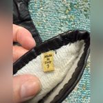 Vintage Italian black leather long gloves, size 7 Photo 2