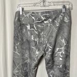 Soft Surroundings  Gray Marble Print 7/8 Leggings Size Small Petite Photo 4