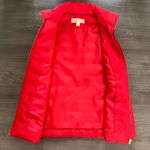 Michael Kors women red Puffer Vest jacket size small Photo 7