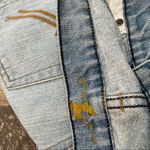 7 For All Mankind Dojo Wide Leg Flare Jeans Light Wash Denim Photo 7